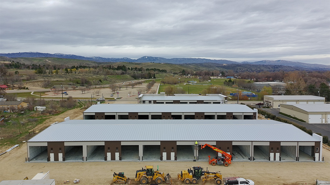 Luxury storage condos in Eagle Idaho for RV and boat storage